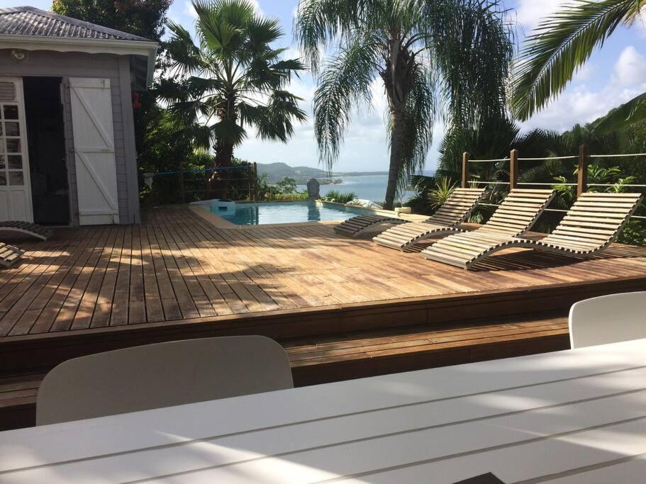 La Charmante Villa Coco Avec Magnifique Vue Mer Le Marin Екстер'єр фото