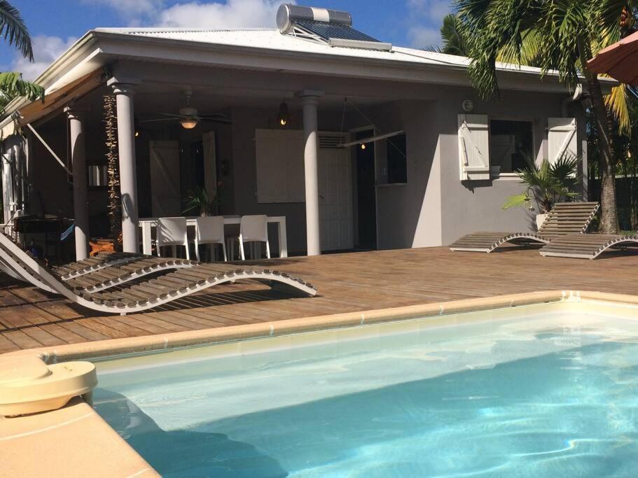 La Charmante Villa Coco Avec Magnifique Vue Mer Le Marin Екстер'єр фото