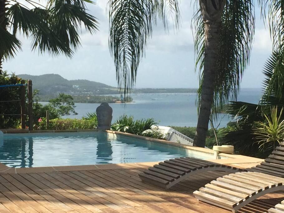 La Charmante Villa Coco Avec Magnifique Vue Mer Le Marin Екстер'єр фото